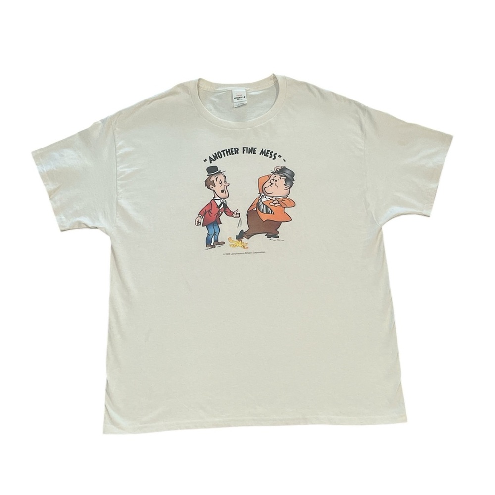 2008 Laurel and Hardy Another Fine Mess T Shirt